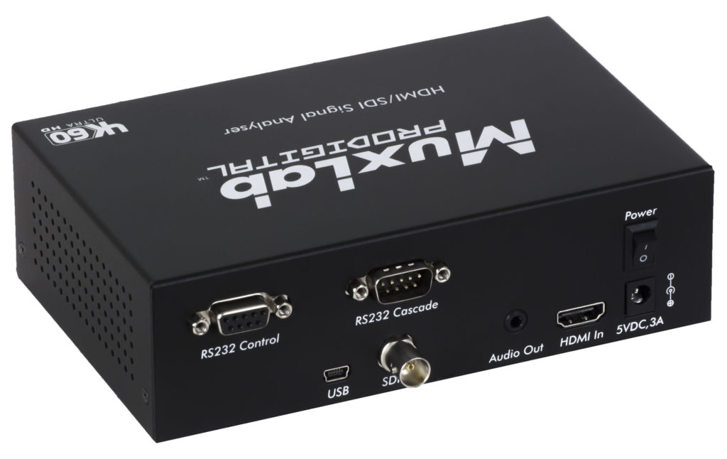 HDMI 2.0/3GSDI Signal Analyzer Muxlab