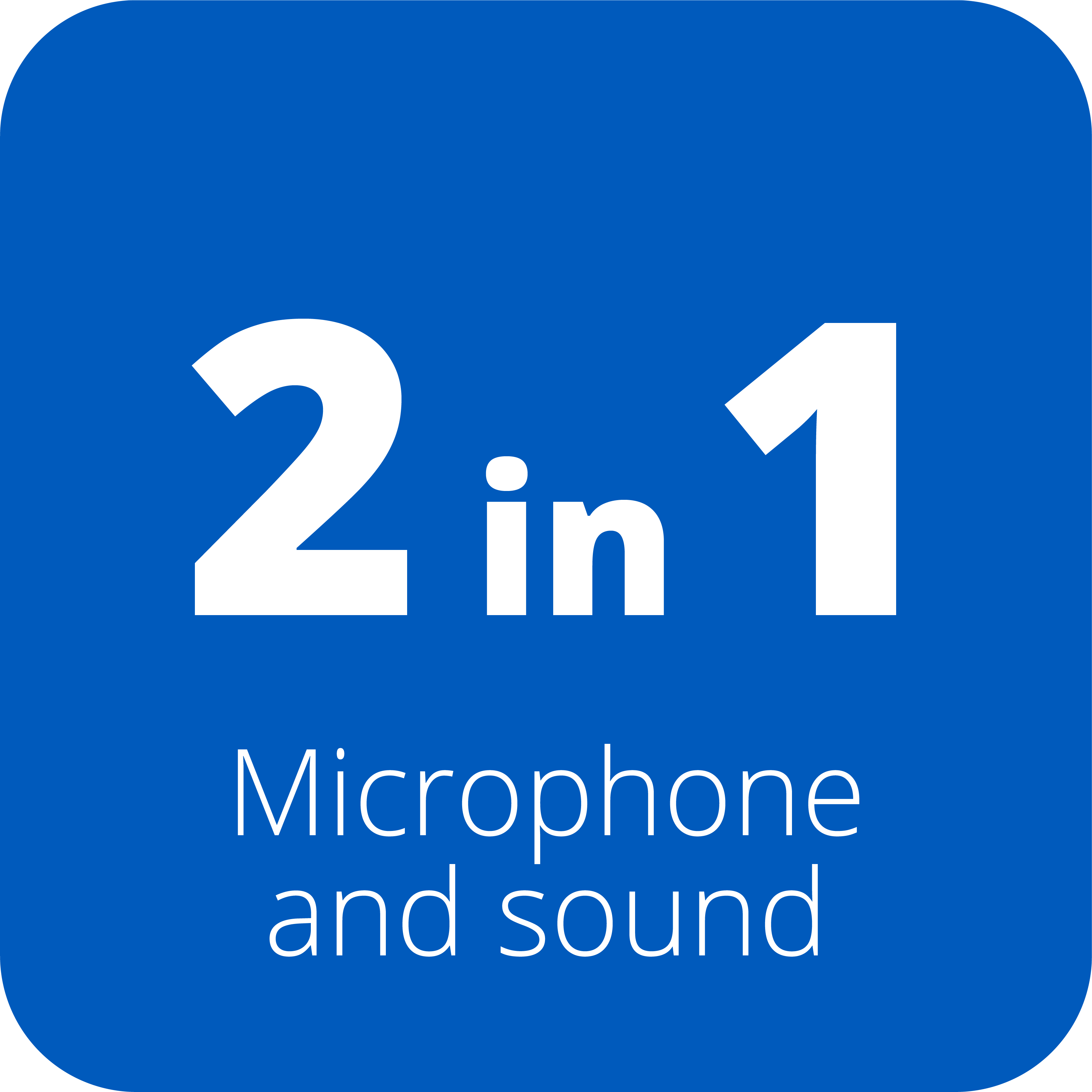 Microphone and sound
