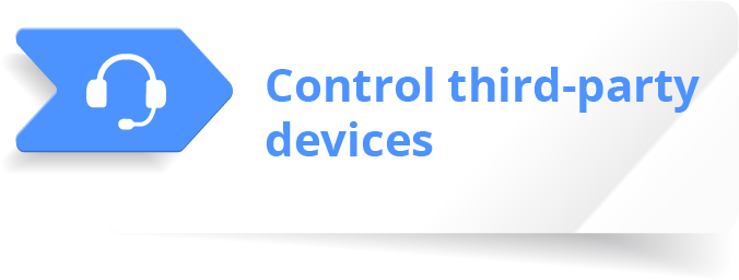 control 3rd party devices