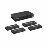 HDMI 1x4 HDBT Splitter Extender Kit 120m, 4K/60 - Muxlab