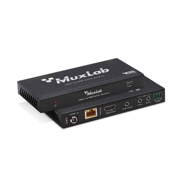 HDMI 1x4 HDBT Splitter Extender Kit 120m, 4K/60 - Muxlab