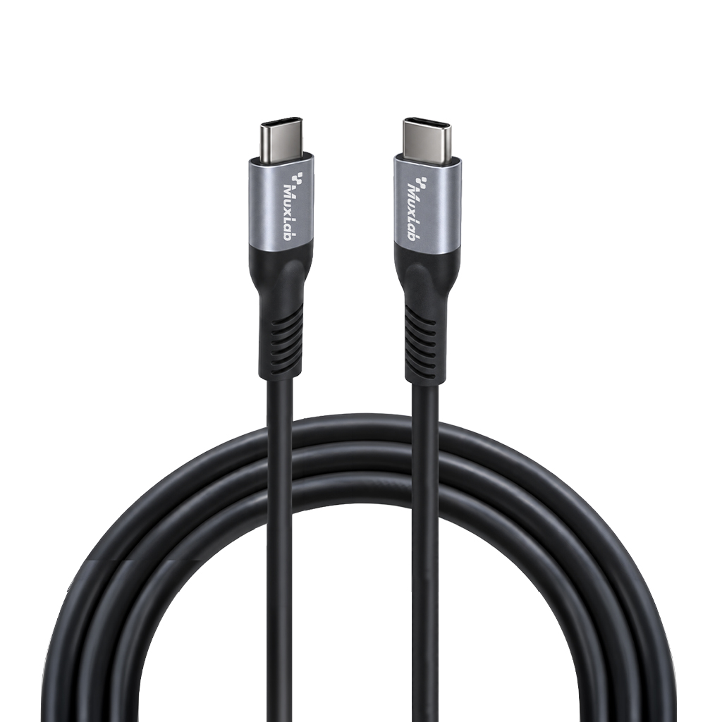 USB-C 3.2 Gen 2 Cable 20G 100W Male/Male, 6ft/2m